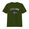 T-shirt Vintage Varsity Islanda vintage Lavata Traspirante Comoda Morbida streetwear Alla moda Unisex Elasticizzata homme Casual