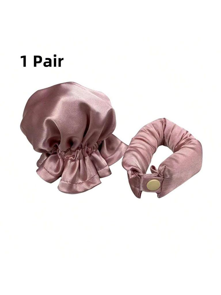 Heatless Hair Curlers Silk Satin Rollers Portable DIY Curly Styling Tool for Sleeping Hair Curls Soft Headband Ribbons Curls Set