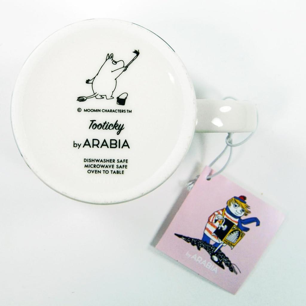 [Officially Imported] Moomin by ARABIA Mug, 0.3L, Classic, "Oshama-san" (Product Code: 1019853)