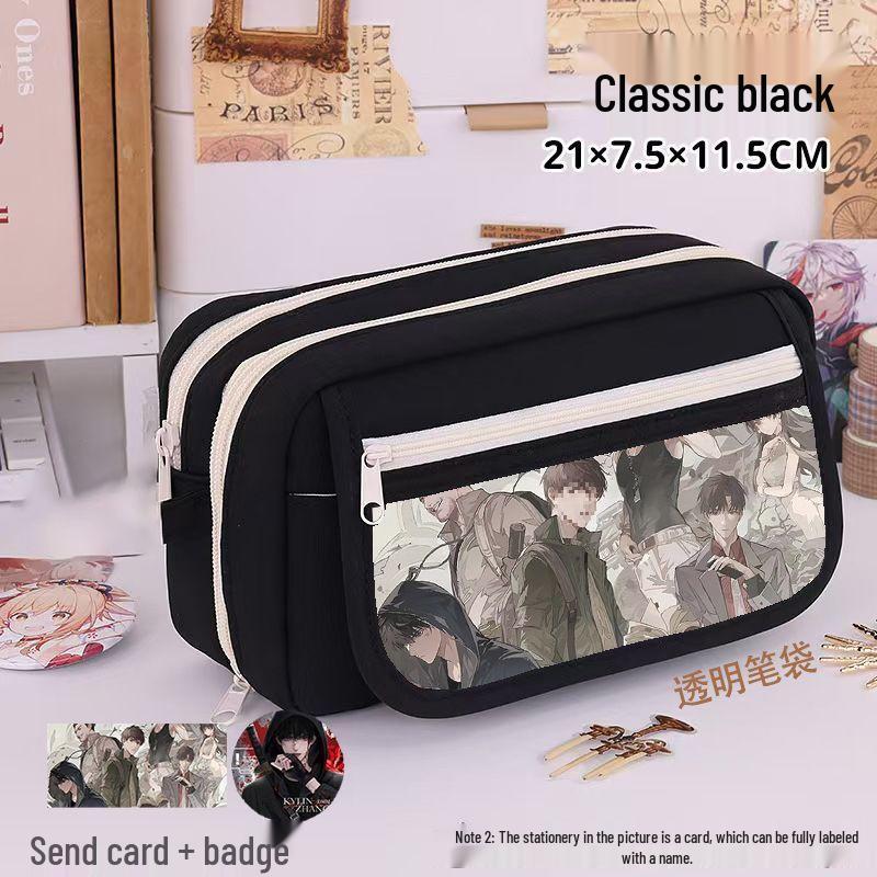 2025 Tomb Raider Pencil Case: Large Capacity, Nine Layers, Stylish Ita Bag for Students