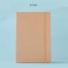 A5 Macaron Candy Color Ruled PU Leather Hardcover Elastic Closure Notebook