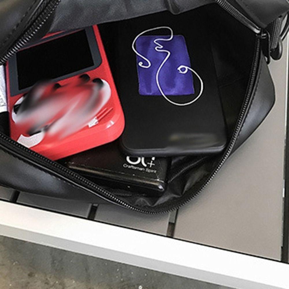 Large Capacity Square Message Bag Causal Sports Shoulder Bag Fashion PU Crossbody Bag  Unisex