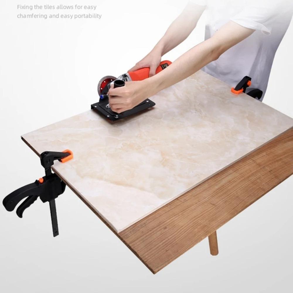 Side Handle 45° Tile Chamfering Stand Cutting Auxiliary Angle Grinders Stand Chamfer Tool