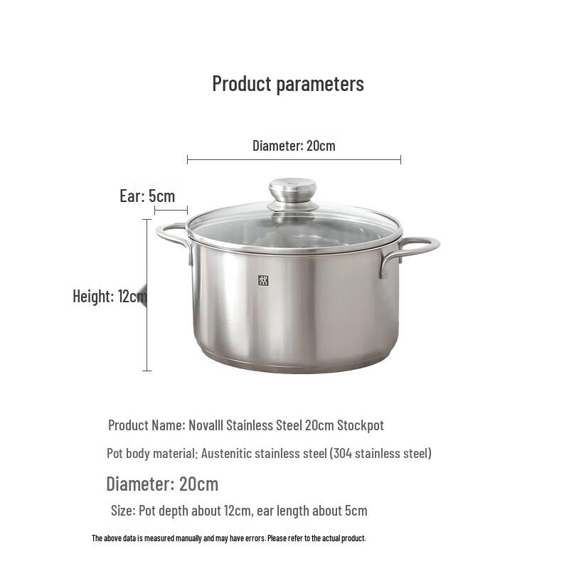 ZWILLING Nova III 20cm Stainless Steel Deep Soup Pot