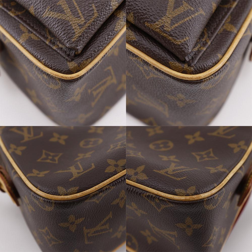 Louis Vuitton Viva Cite MM Shoulder Bag DU0074 Monogram Monogram Canvas Women Used