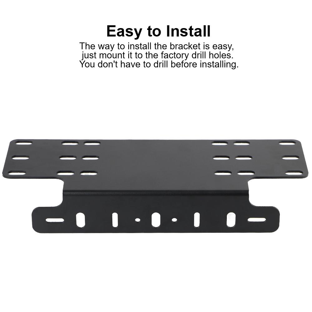 SUV Lamp Holder LED Work Light Bar Automobile Driving Plates Brackets Accessory Car Front Bumper License Plate Mount Bracket Frame