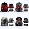 Toilet Cartoon Skibidi Print Student Backpack With Storage Pouch Kids For