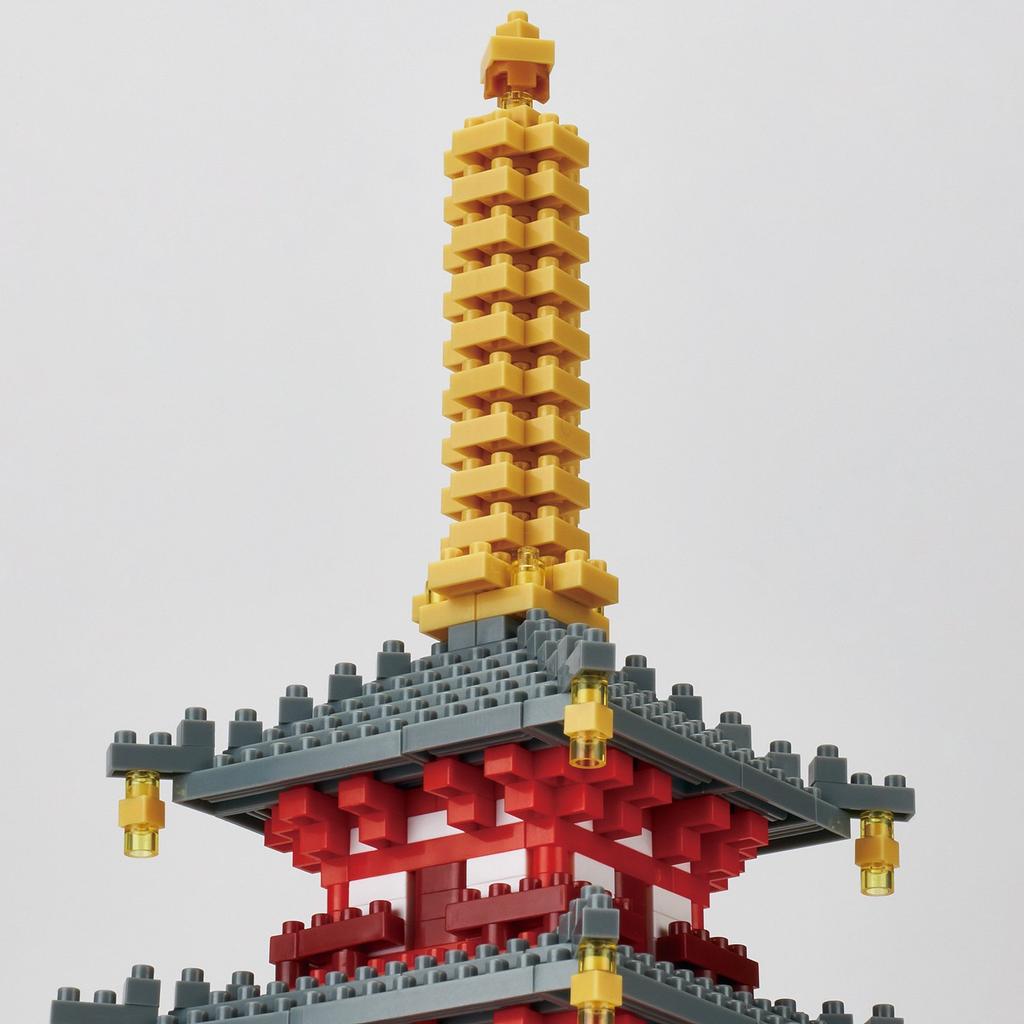 Kawada Nanoblock Pagoda Deluxe Edition Five-storied NB-031