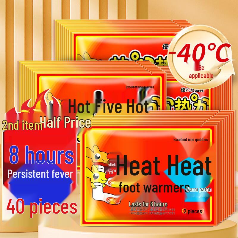 Self-Heating Foot Warmer Patches