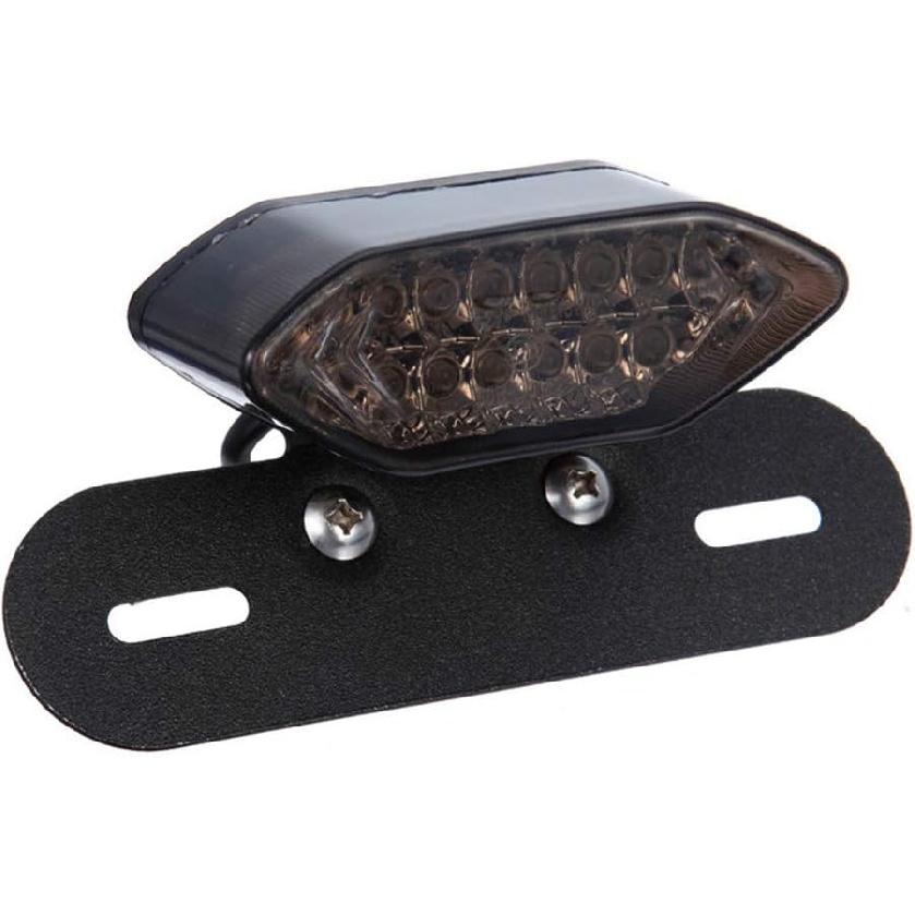 Anki HappiGo 12V 16 LEDs Luz de Freio Traseira Running Light Universal para Motocicleta Seta Lanterna de Placa (Cobertura Clara)