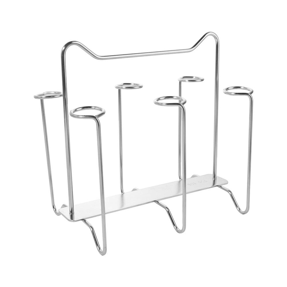 Edelstahl Tassen-Trockenständer Große Kapazität Glasbecher-Aufbewahrungsständer Glasbecher-Abtropfgestell Halter Bar