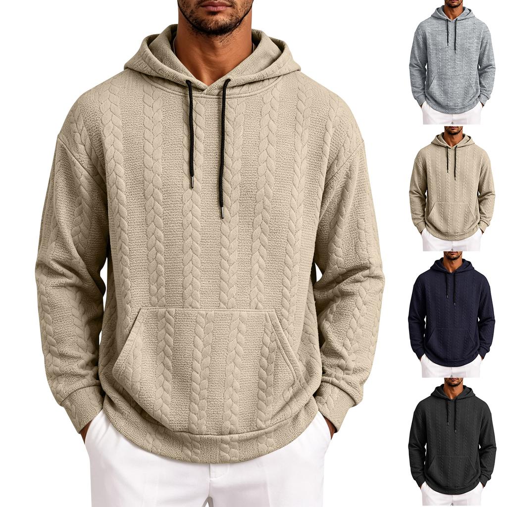 Herren Casual Pullover Hoodie mit langen Ärmeln für den täglichen Gebrauch