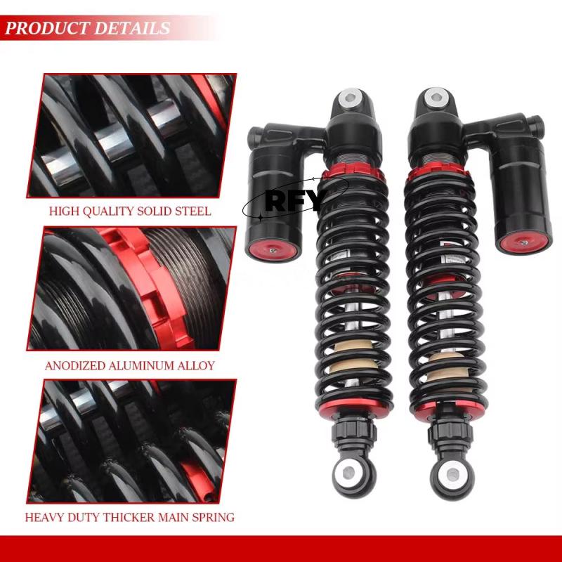 

370 Shock Absorber for Go-karts, Banshee 350, YFZ450, TRX, UTV, ATV, Off-road Suspension 10*400 damping recovery + compression damping