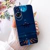 For Honor 90 Lite Case CRT-NX1 Stylish Bow Flowers Painted Cover Soft Slim Phone Case For Honor 90 Pro Honor90 Lite 90Pro Fundas