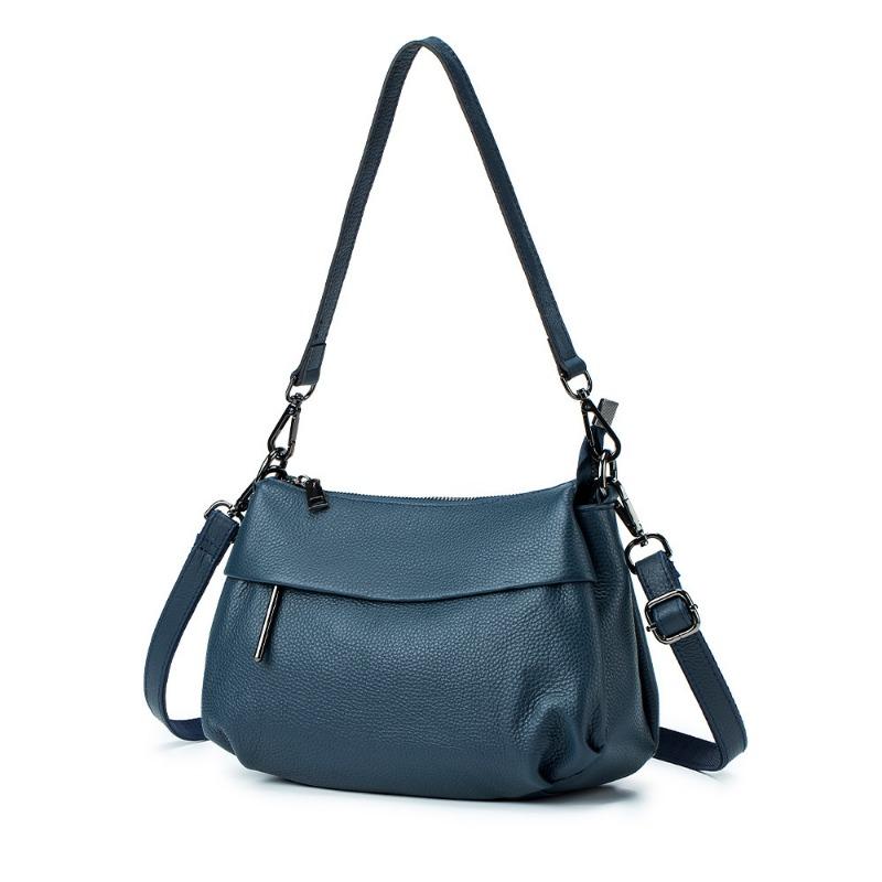 Genuine Leather Crossbody Bag Casual Bag Women's Fashion Handbag Top Layer Cowhide All-match Shoulder Bag Large Capacity