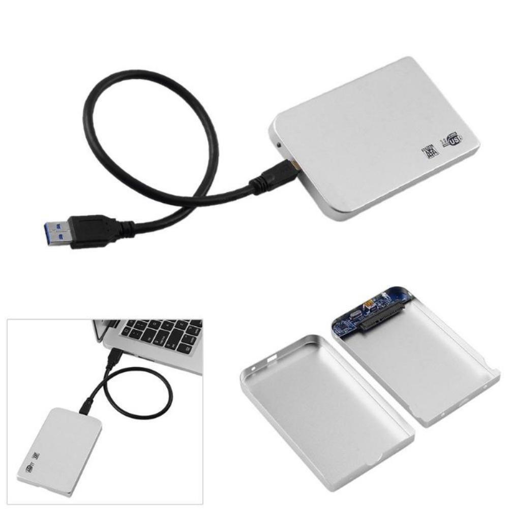 2.5-inch Aluminum Alloy Ultra-thin USB3.0 Hard Disk Box, Supports 3TB SATA To USB3.0 Hard Disk Box