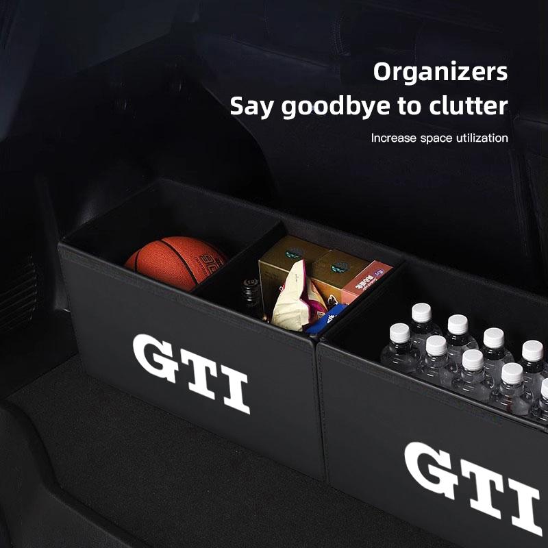 Lijk1 Car Trunk Organizer Box Toolbox Auto Interior Storage Accessories For VW Golf Polo GTI Scirocco ID.3 Passat Tiguan CC Jetta GTE