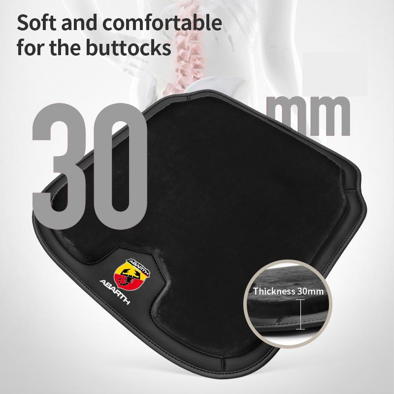 Flannel Car Front Seat Cushion Anti-slip Seat Protective Cover For Abarth UNO Astra Bravo Panda Linea Freemont Strada Doblo