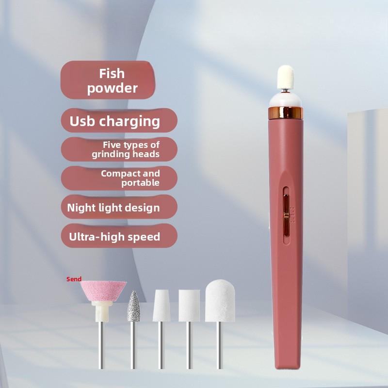 Mini Electric Nail Grinder Small Tools Nail Remover Nail Machine Portable Exfoliating Set Nail Grinder