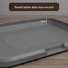 Extra Large Anti-Splash Dog Toilet with Post: Flushable Flat-Type Potty Tray for Home Use