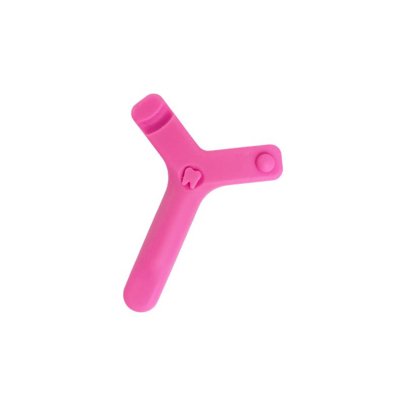 Y-förmiger kieferorthopädischer Kauspender für die Retention von unsichtbaren Alignern