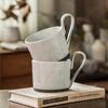 Cup Creative Big Ears Mug Household Ceramic Cup Japanese Style Coffee Cup Breakfast Cup Sesame Glaze Cup Water Cup
