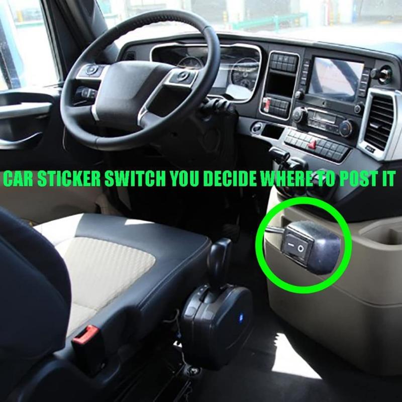Automotive Toggle Switches Paste Type For Fog Lights Drive Lights With 60/100/200cm Cable 12V Operation