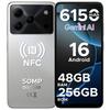 DOOGEE Note56 Plus VIP Edition Android 16 Gemini AI "battery 6150 mAh 48 Go RAM (6 + 42) 256 Go ROM Mobile Phone