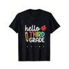 Girls & Boys "Back To School Cotton Graphic Tees Gift For First Day Of School, Round Neck Short Sleeve T-Shirt