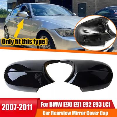 For BMW E87 E88 E81 E82 E90 E91 E92 E93 Car Replacement Rearview Side Mirror Cover Wing Cap Exterior Door Rear View Case Trim