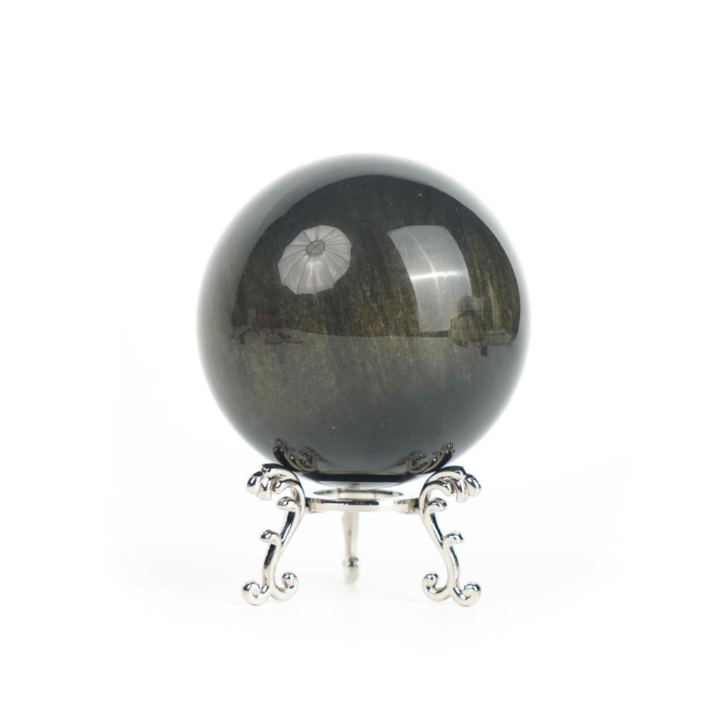Cross-border Natural Crystal Ball with Multi-Gem Raw Stone Polished for Home Office Feng Shui Decor.
