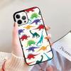 Cute Dino Dinosaur Phone Case for iPhone 17 Air 16 16e 15 Plus for Apple 13 11 12 14 Pro Max Cover  coque fundas Shell