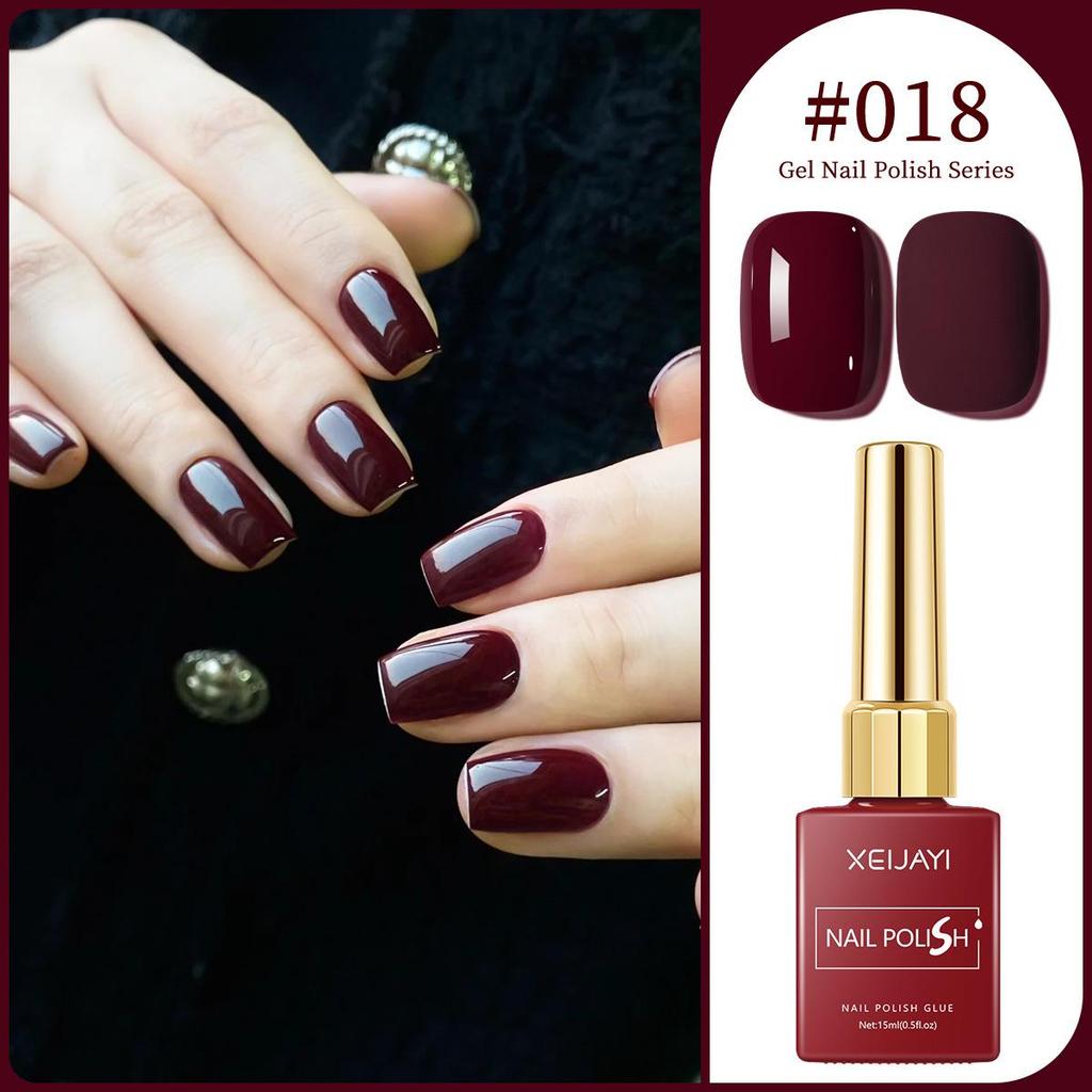 XEIJAYI 15ml Solid Color Nail Gel - 72 Color Options for Nail Art Salons