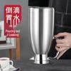 European Style 304 Stainless Steel Double-Layer Vacuum Thermos Flask, Large Capacity Roman Pot for Home Use, Anti-Scald.