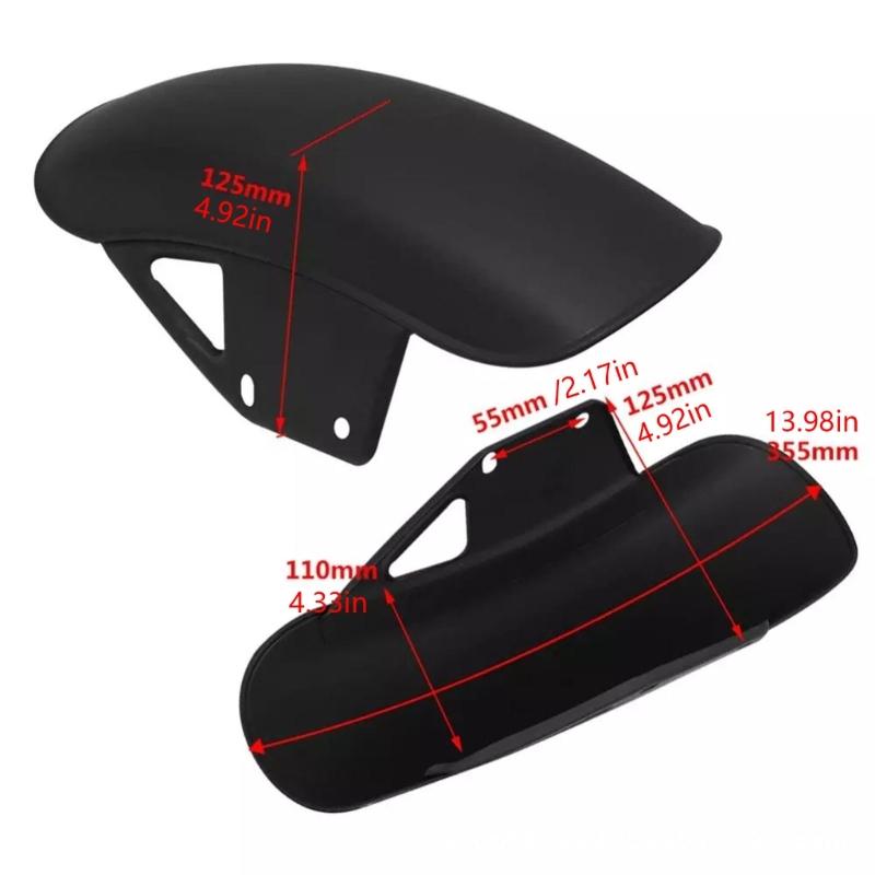 Replacement Mudguard Motorbike Guard Motorcycle Accessories Front Fenders Front Wheel Mud Flaps Guard for GN125