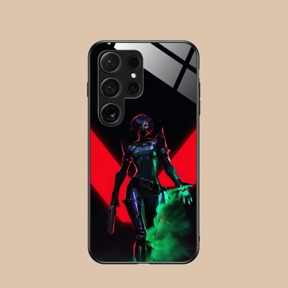 

Valo Viper Phone Case for Samsung Galaxy S26 S25 S24 S23 S22 S21 S20 Note20 Plus FE Ultra Glass Protective Cover Galaxy S20