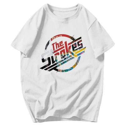 Men T Shirt Strokes Vintage Gifts Y2K Graphic Oneck Unisex Tops T Shirts