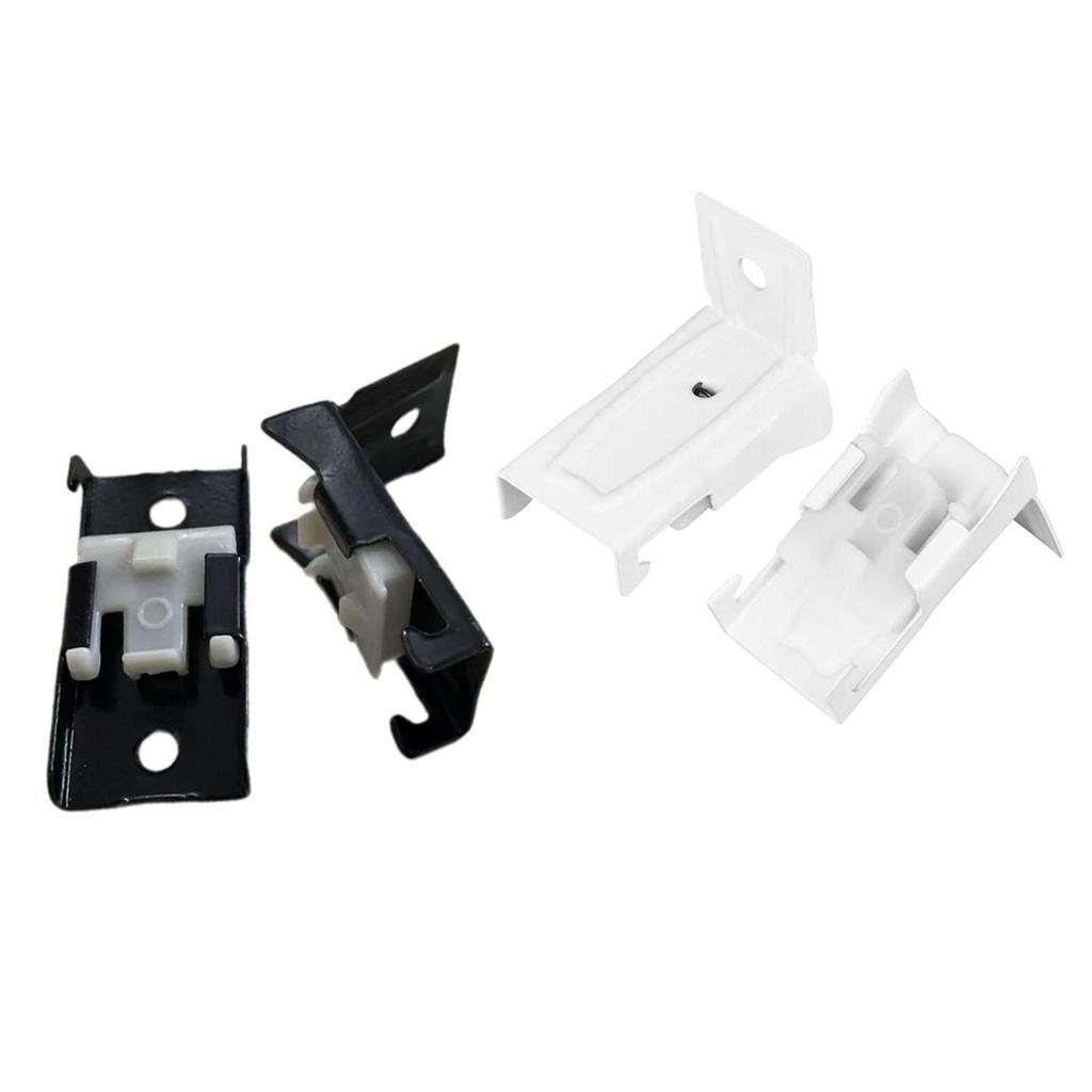 30 Pieces Curtain Rod Brackets Curtain Hangers Multipurpose Top-mounted Portable
