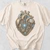 Steampunk Clockwork Heart Shirt, Historical Illustration Graphic Tee, Comfort Colors Cotton