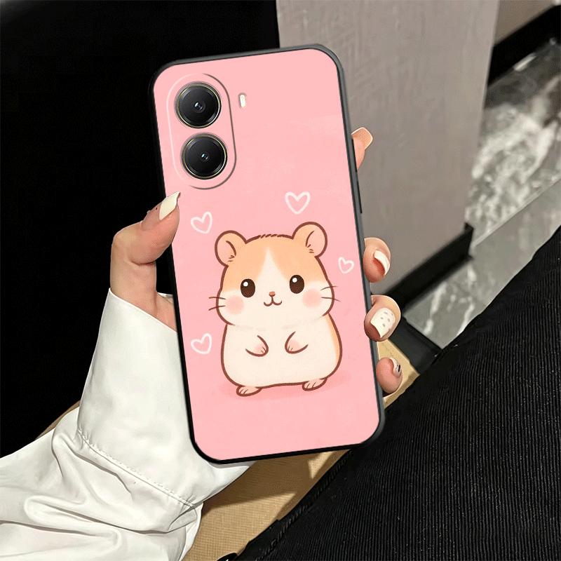 

Cartoon Cute Hamster Soft Phone Case for Xiaomi Poco X5 X6 X7 X8 Pro Max X3 F7 F8 Ultra M8 M7 M6 M5 Redmi 15 15C 14C 13C 12C X4 Xiaomi Poco F6 Pro