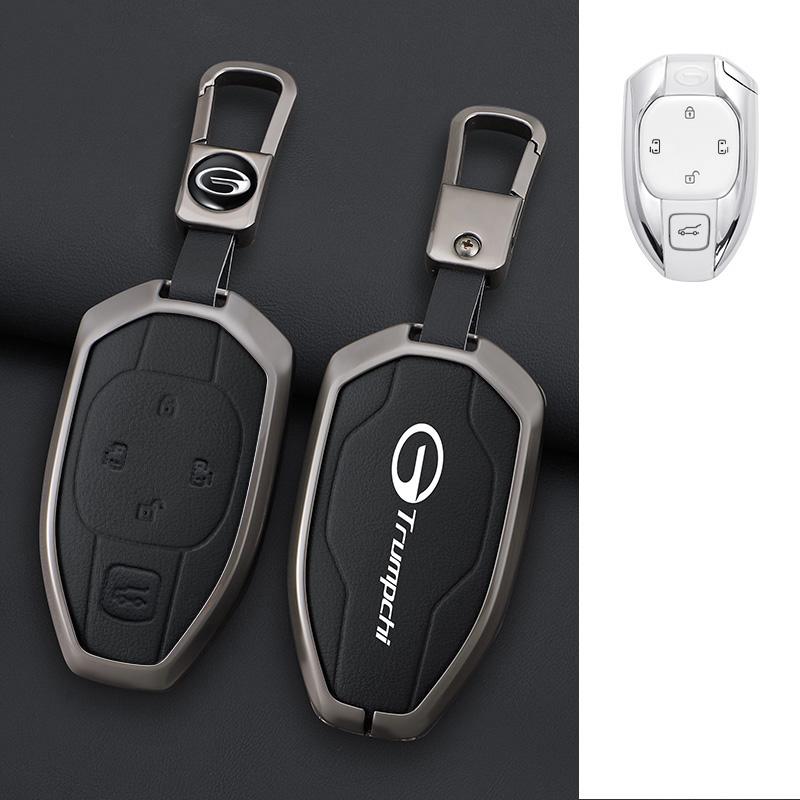 Interior Mouldings Car Zinc Alloy Leather Key Cover Case For GAC New Energy Trumpchi 2021 Empow J11 J12 J13 J14 J15 J16 GS8 Keyc