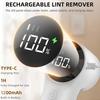 ortable Electric Hair Remover, USB Charge, Digital Display, Trimmer for Clothes & Bedding, Home & Travel