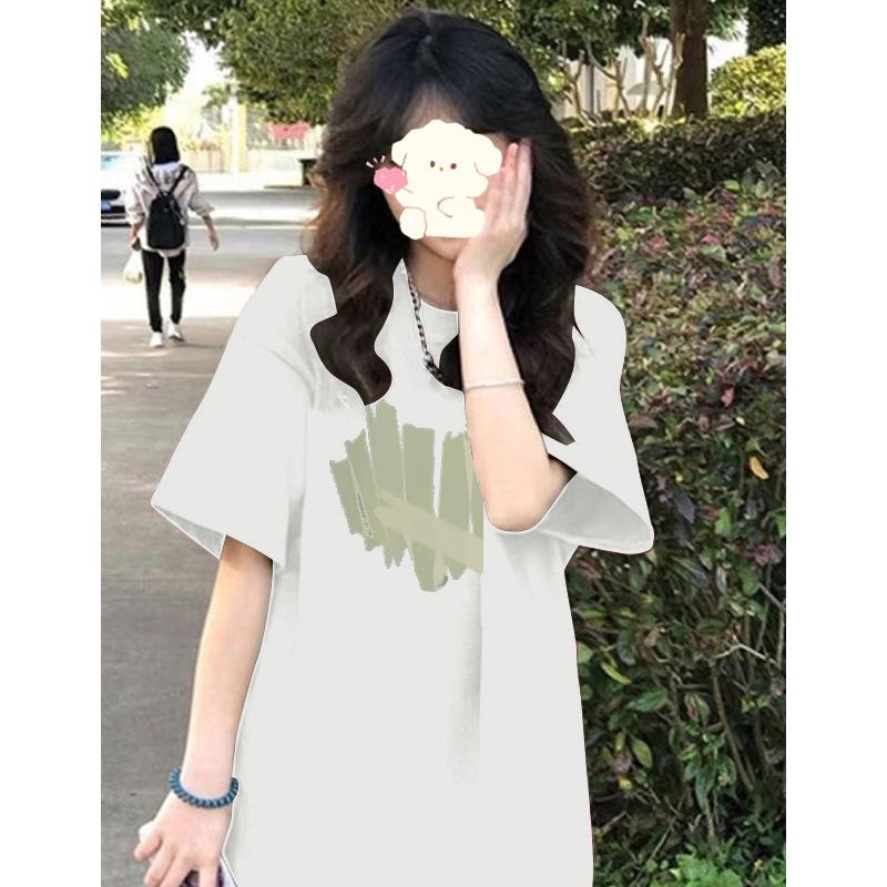 

Футболка с короткими рукавами в стиле ретро High Street с передним плечом для женской летней одежды, свободный утягивающий топ с короткими рукавами в гонконгском стиле XXXL