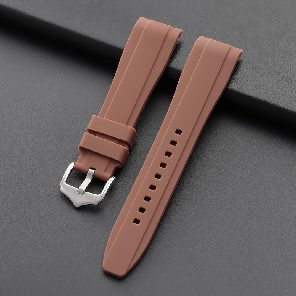 20mm22mm pentru Curea de Cauciuc Rolex pentru Swatch Universal Bărbați Femei Capăt Curbat Bandă de Ceas din Silicon pentru Citizen Sport Curea Impermeabilă