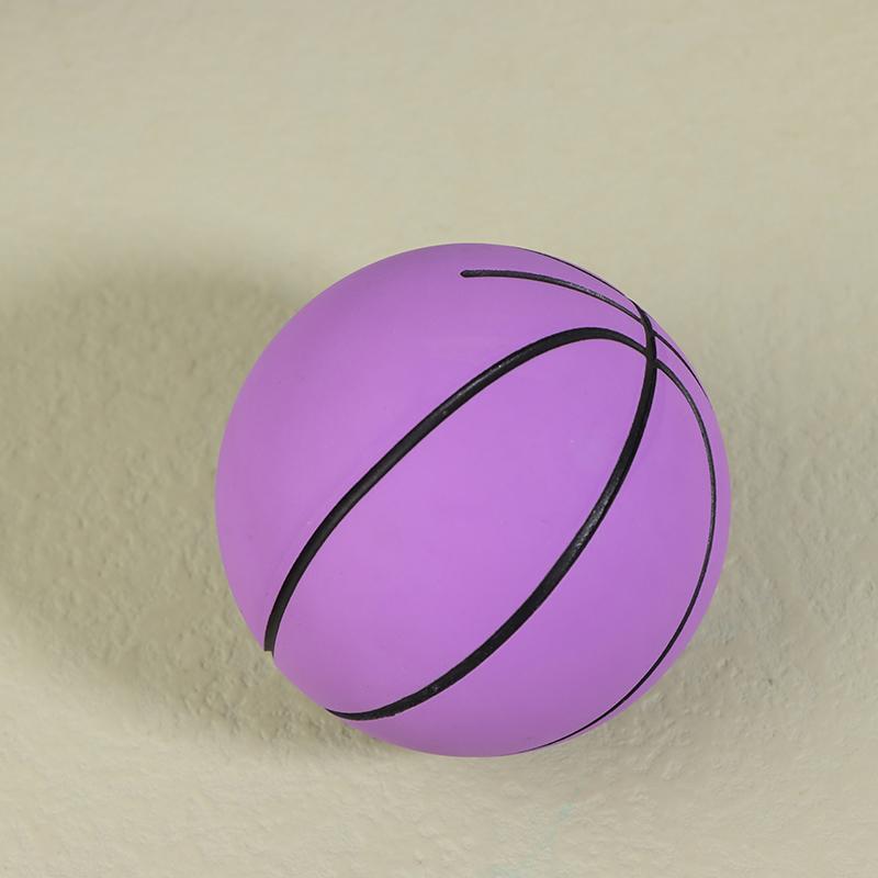6Cm High Elastic Mini Rubber Basketball Decompression Hollow Elastic Ball Children'S Toy Outdoor Sports Beach Mini Basketball