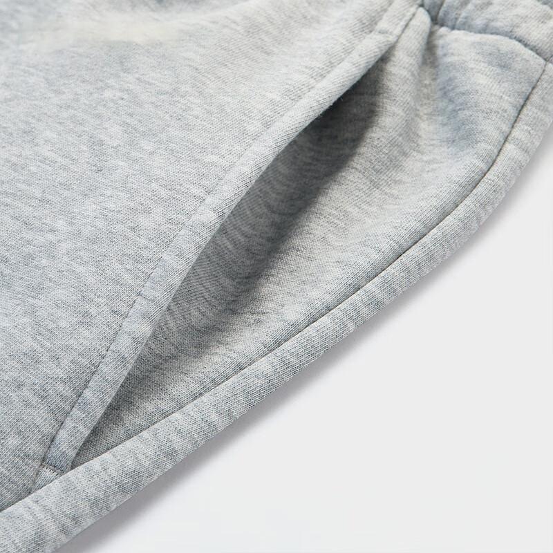 Fila Fusion Life Fleece Fashion Casual Loose Fit Straight Leg Knit Sports Pants Women bottoms Cloud-Gray Flower-Gray T11W433607F-MG