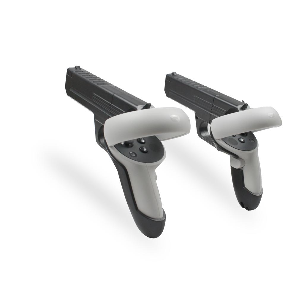 VR Gaming Experience VR Controller Gun Stock For Meta Quest 2 Grips Accessories