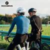 ROCKBROS Winter Cycling Jersey Men High Elastic Diamond Thermal Fleece Bike Coat Non-Slip Comfortable Cycling Jacket Clothing