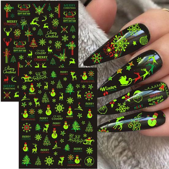 

Уникальные ногти Наклейки На ногти Украшения Светящиеся в темноте Не выцветающие