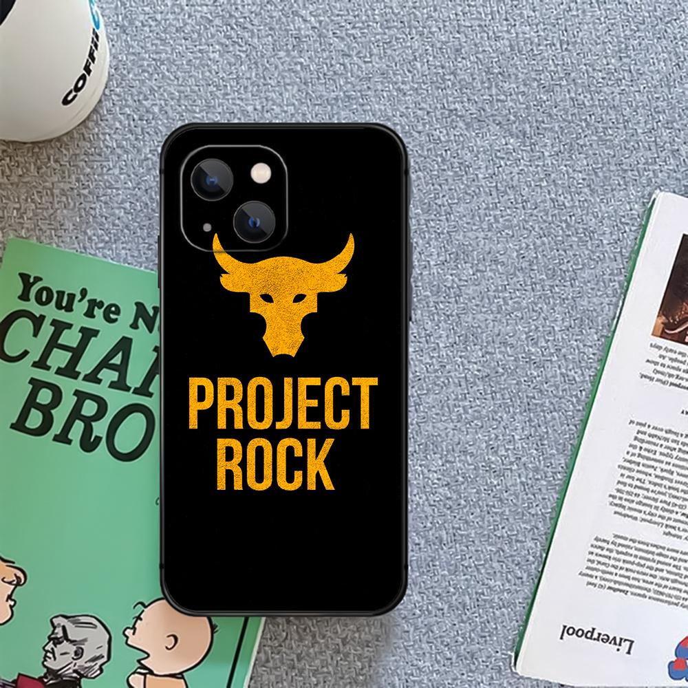 UA Project Rock Módna Značka Obal na Telefón Kryt Coque Pre Iphone Xiaomi Mi Samsung Galaxy Redmi Note A S 12 13 14 15 22 23 24 5G Pro Plus Max Fe Ultra